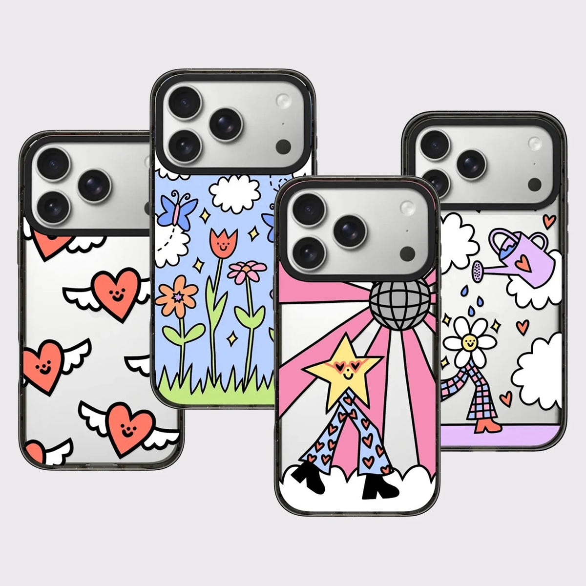 6090817 Impact Black Border Magnetic Phone Case Cover for IPhone 12 13 14 15 16 17 18 Pro Max Case Quake