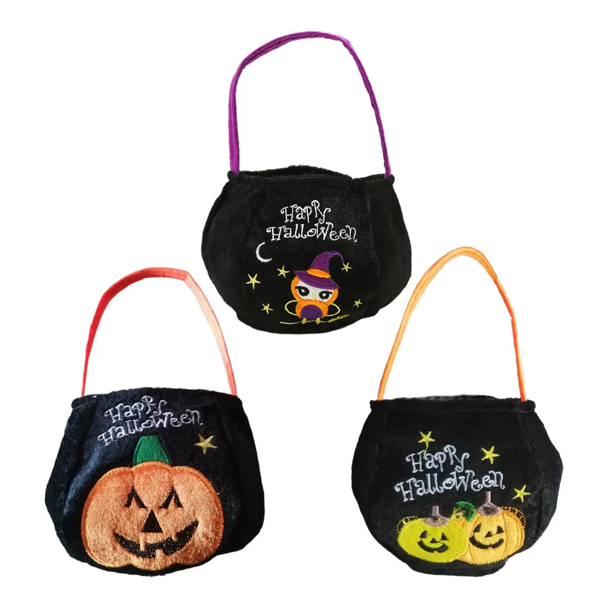 Halloween Trick or Treat Bag Multipurpose with Handle Halloween Treat Bag Quake