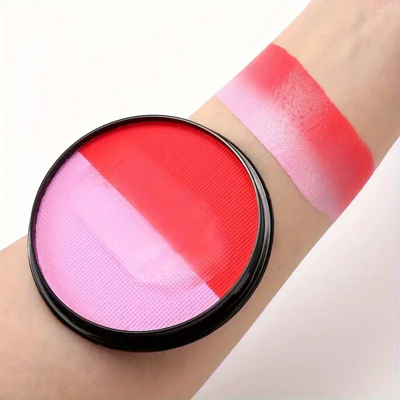 30g Double Color Water Based Body Face Paint DIY Body Painting For Cosplay Festival Opera Halloween Party Face Painting Makeup Quake 32