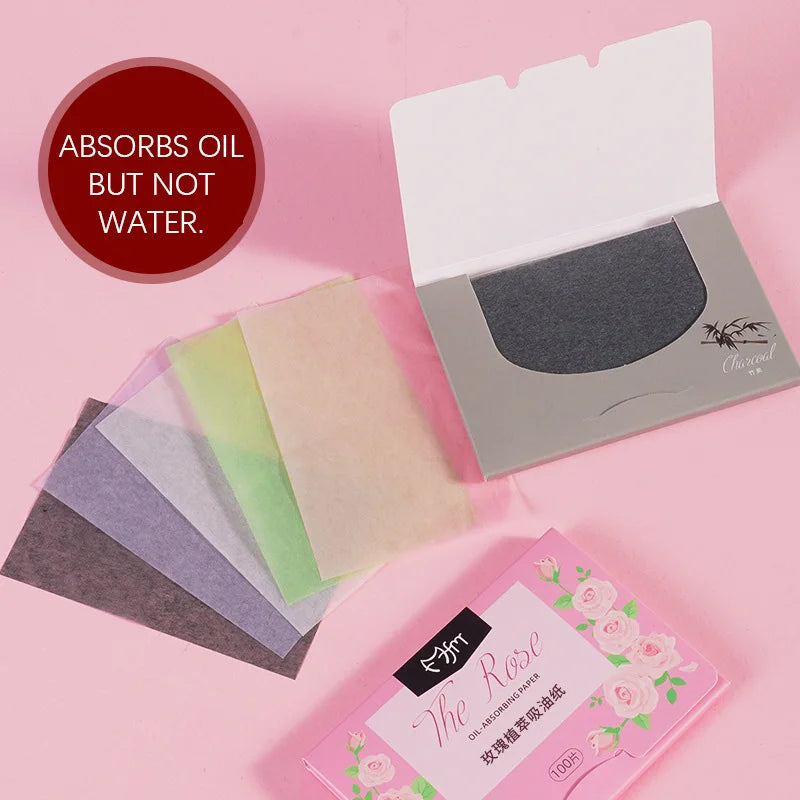 Facial Oil Blotting Absorbing Paper Matte Face Wipes Oil Control Oil-absorbing Face Cleaning Beauty Makeup Tools Accessories Quake