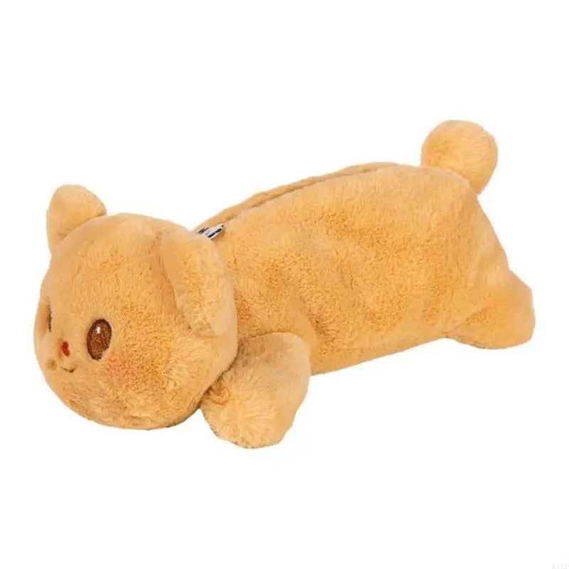 Adorable Bear Pencil Bag Large Capacity Pencil Case Portable Pen Organiser For Pen Eraser Marker Ruler Cosmetic Tool K1KF Quake