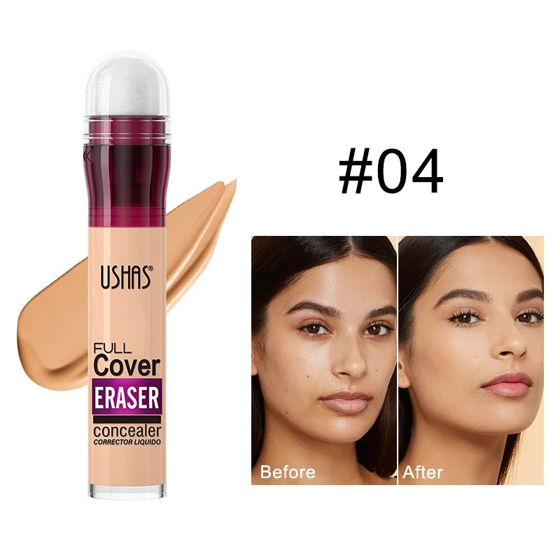 Sponge Head Concealer for Dark Circles, Tears, Freckles, Acne, Dark Circles, Pigmentation and Blemishes, Creating Natural Skin Quake 04