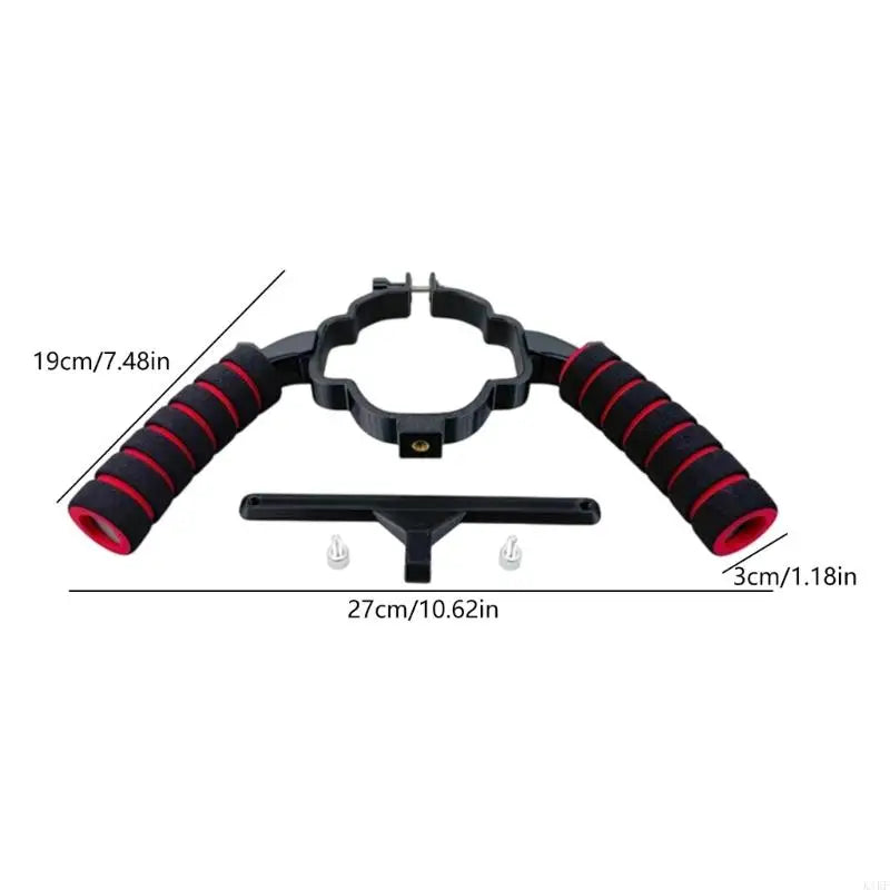 Double Handle Grip For 4Pro Handheld Holder Bracket Tripod Support And Handgrips 1/4 Screw K1KF Quake