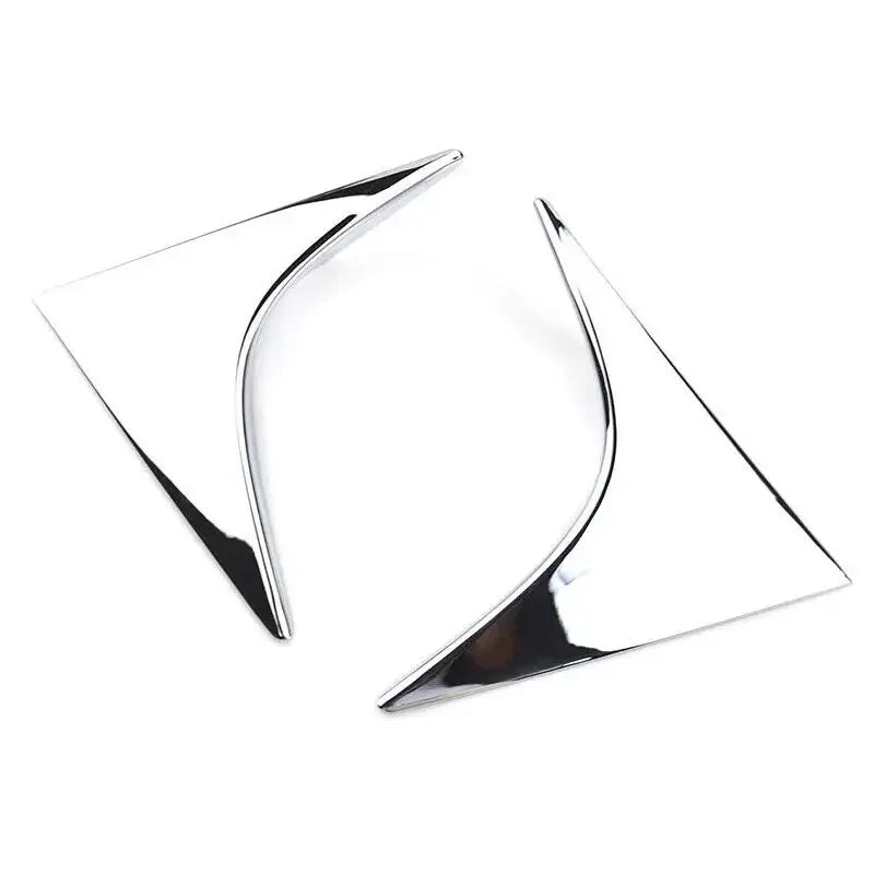 For Mazda CX-5 2012-2016 2Pcs Car Rear Window Spoiler Side Wing Cover Trim ABS Sticker Silver Chrome Decor Body Accessories Auto Quake