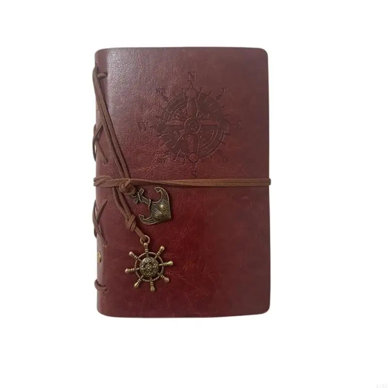 Practical Writing Journal Notebook with 80 Pages for Study and Planning Use K1KF Quake red brown CN