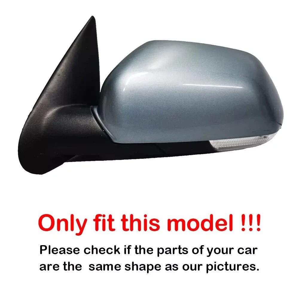 For Volkswagen VW Polo 2005-2009 Car Sticker Rearview Side Mirror Cover Wing Cap Exterior Case Trim Accessories Auto Decoration Quake