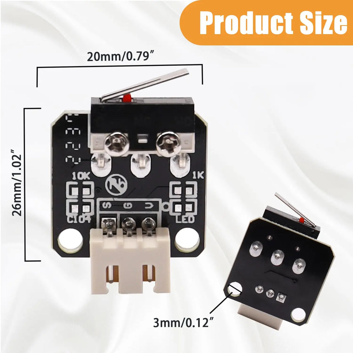 3D Printer Endstop Limit Switch，Ender 3 Limit Switch Printer Part for Ender 3 / Ender 3X / Ender 3 Pro/Ender 3 Prox CR-10 10S Quake