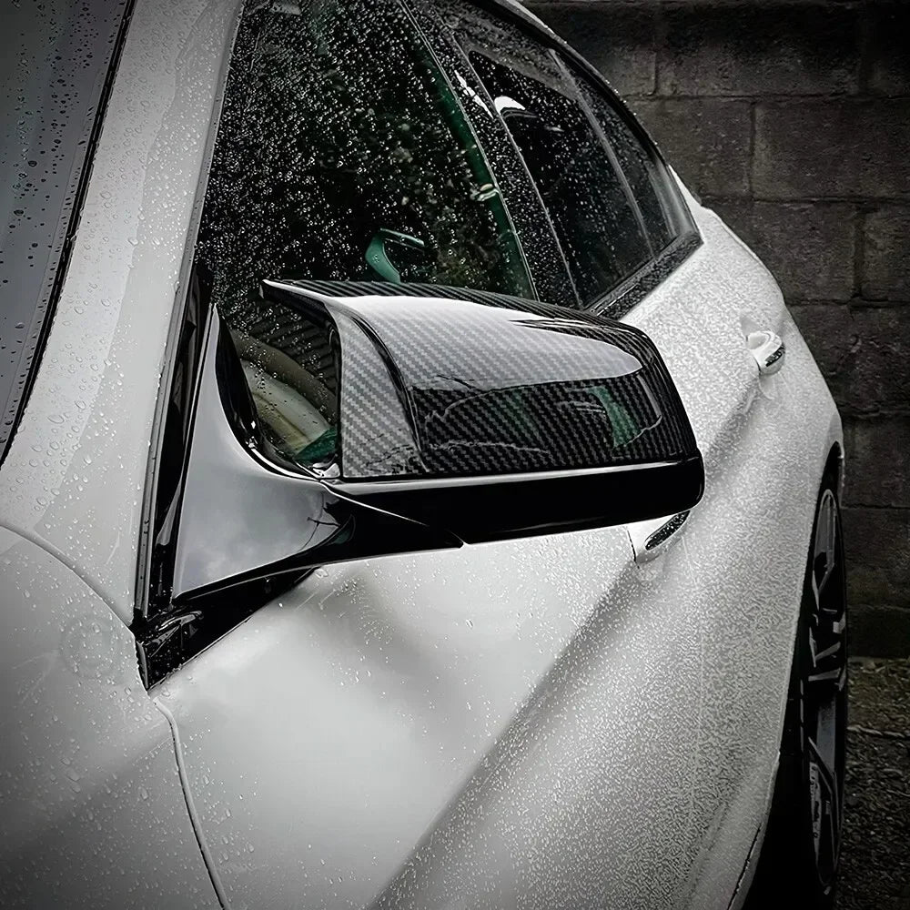 For BMW 5 6 7 Series F07 F10 F11 F13 F01 F02 F03 F04 Car Replacement Rearview Side Mirror Cover Wing Cap Exterior Door Case Trim Quake