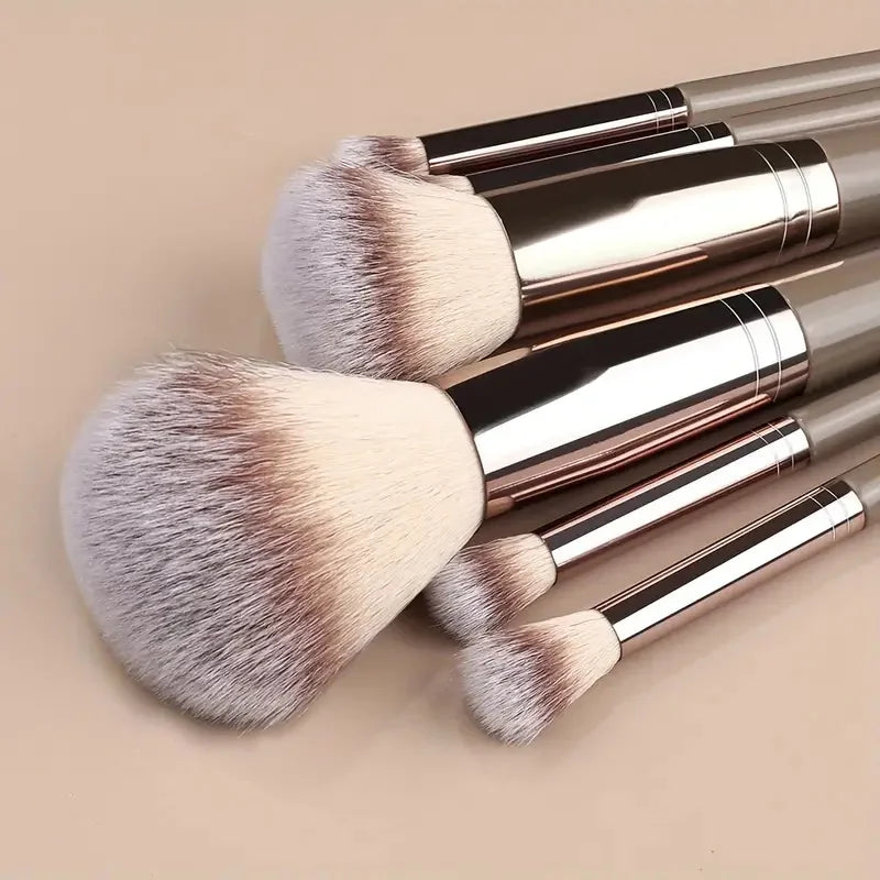 10-20PCS Makeup Brush Set Foundation Concealer Powder Eyeshadow Blush Brush Kabuki Blending Cosmetic Beauty Tool for Face Quake