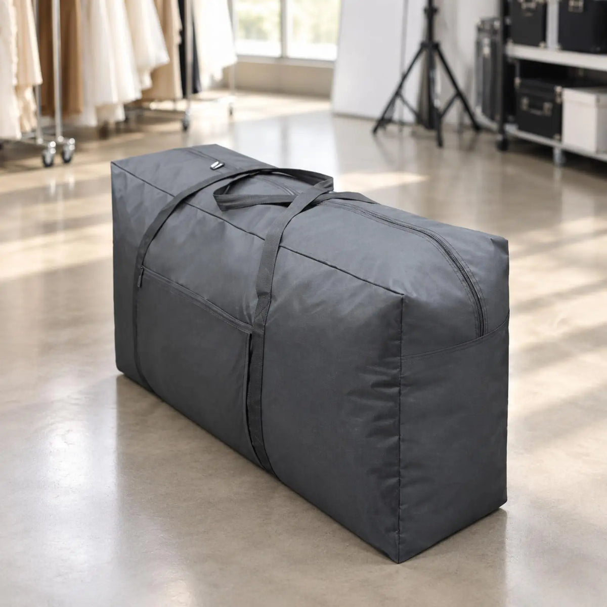 Packing Bags Waterproof Zippered Storage Bag with Reinforced Handles Large for Seasonal Organization Quake
