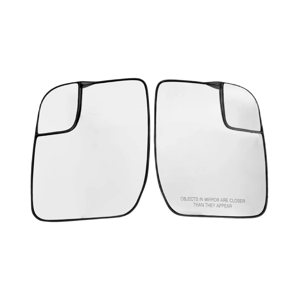 For Ford E150 E250 E350 2010-2014 1x Left Right Side Rear View Lens Split Mirror Heated Door Glass Rearview Accessories Vehicle Quake