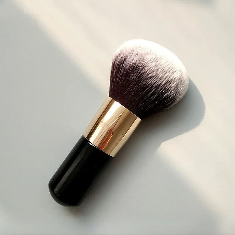 1pc Large Round Handle Multifunctional Makeup Brushes Girl Black Professional Powder Foundation Blush Brush Cosmetic Accessories Quake