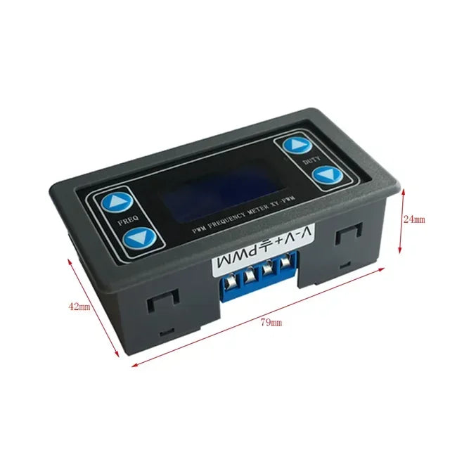 1Hz-150Khz Signal Generator PWM Board Module Pulse Frequency Duty Cycle Adjustable Module LCD Display 3.3V-30V 1Hz - 150Khz Quake XY-LPWM with shell