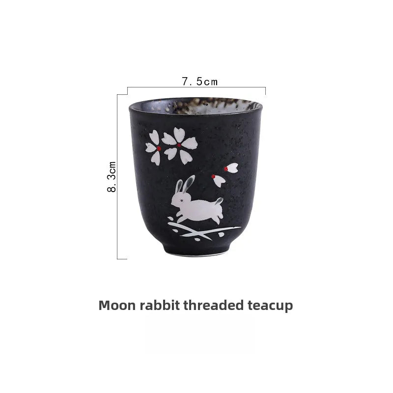 Japanese Style Ceramic Cup Hand Painted Home Tea Cup Japanese Cuisine Ceramic Coffee Quake A teacup