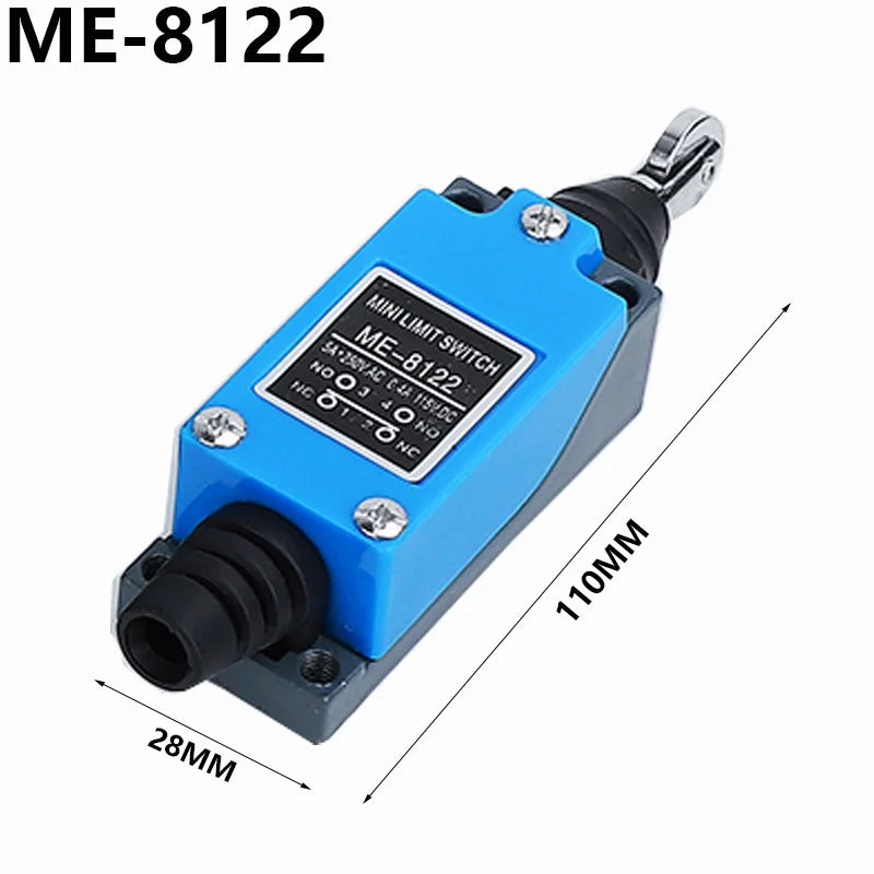 ME ME-8108 limit switch Rotary Adjustable Roller Mini Limit Switches TZ-8108 AC250V 5A NO NC 8108 8104 8111 8112 8122 8166 9101 Quake ME-8122