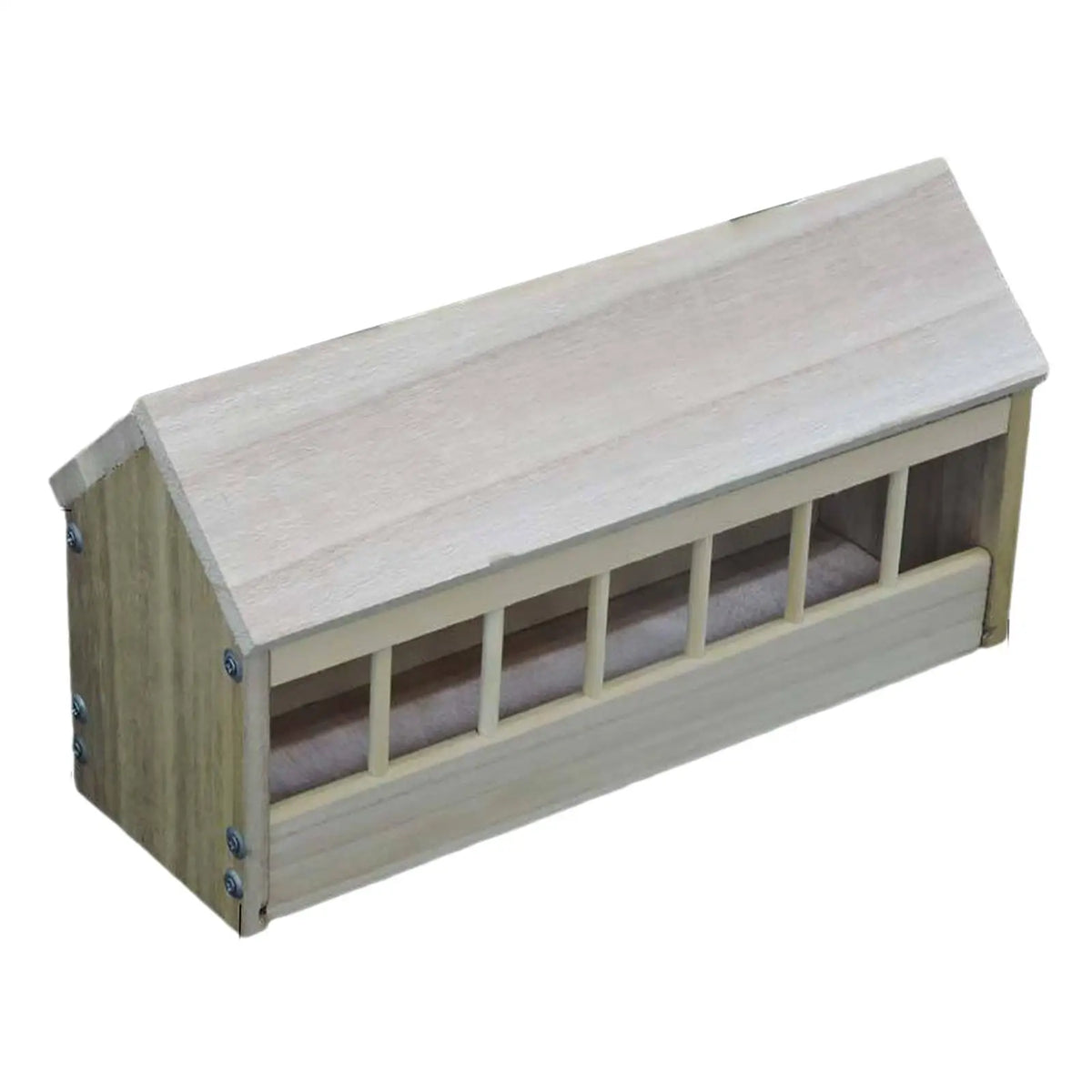 Pigeon Feeder Poultry Trough Dish Wooden Bird Dispenser for Pigeons Chicks Quake