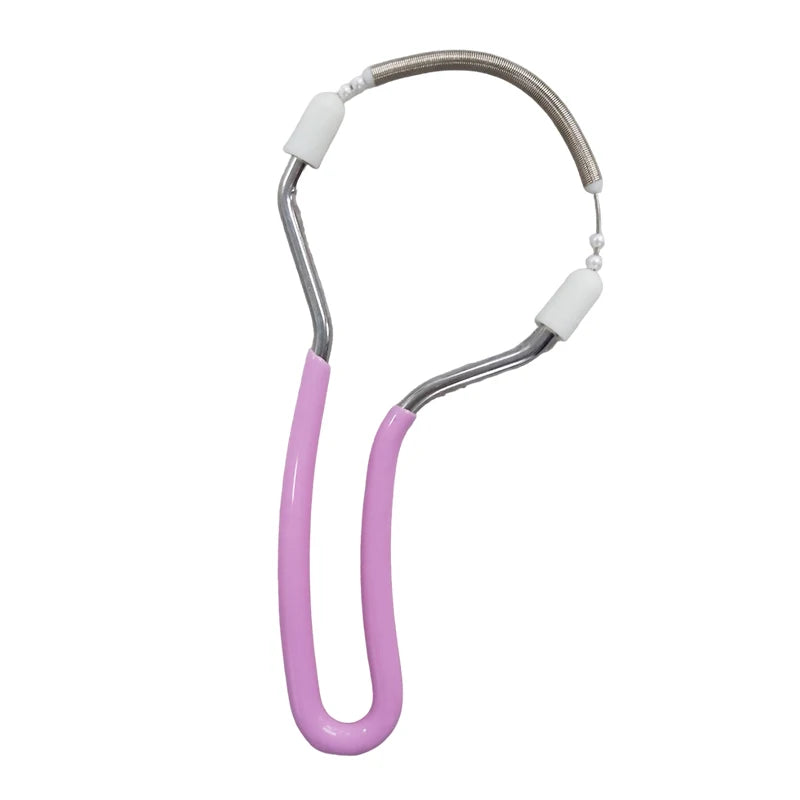 1PCS Safe Handheld Spring Roller Facial Hair Removal Epilator Beauty Epilator Quake Pink