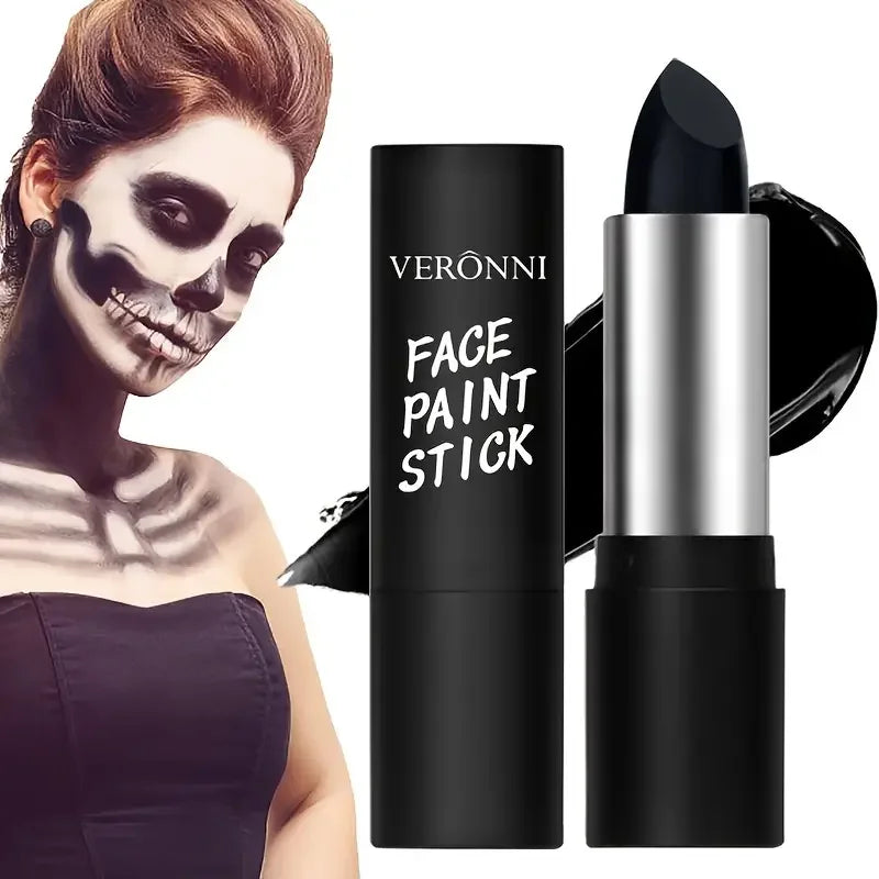 Black Eye Face Body Paint Stick, Waterproof Cream Body Paint Mixable Stick for Halloween Makeup Clown Makeup Face Paint Stick Quake