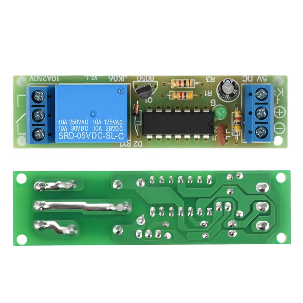 DC 5V Flip-Flop Latch Relay Module 1 Channel Bistable Self-locking Switch High Level Trigger Board Quake