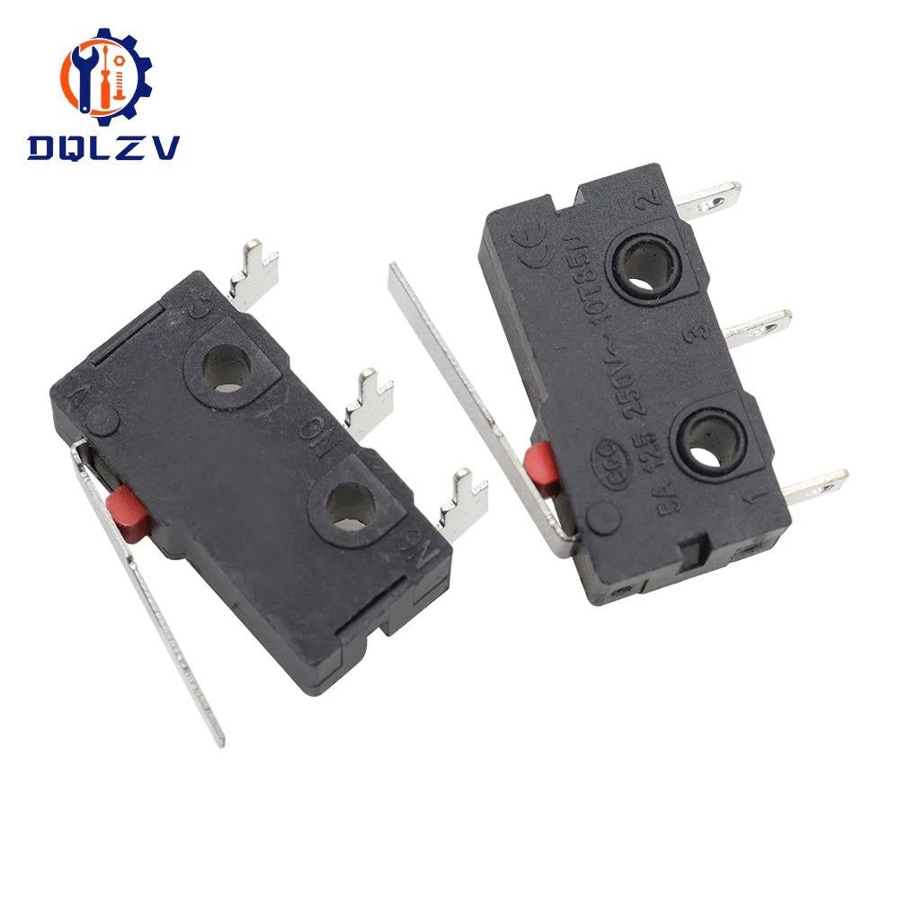 5A 125V250V KW12 Travel Limit Switch KW11-3Z-2 With Handle 16mm Contact Button Micro switch KW12-N 2Pin/3Pin KW12-A NO/NC Quake