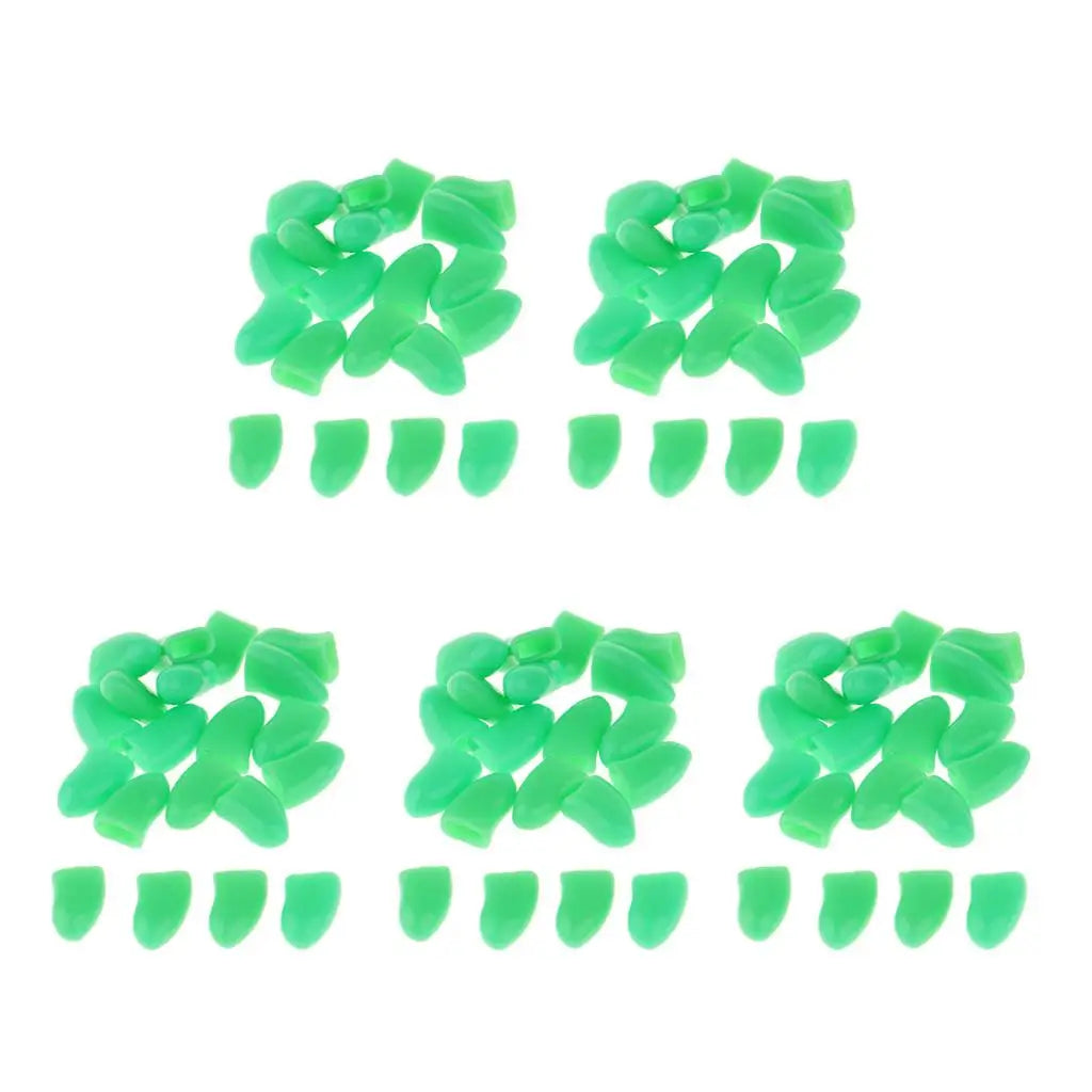 Cat Toenail Caps Plastic Pet Nail Protector Dog Grooming Trimmer for Home Furniture Defense Quake Green XL