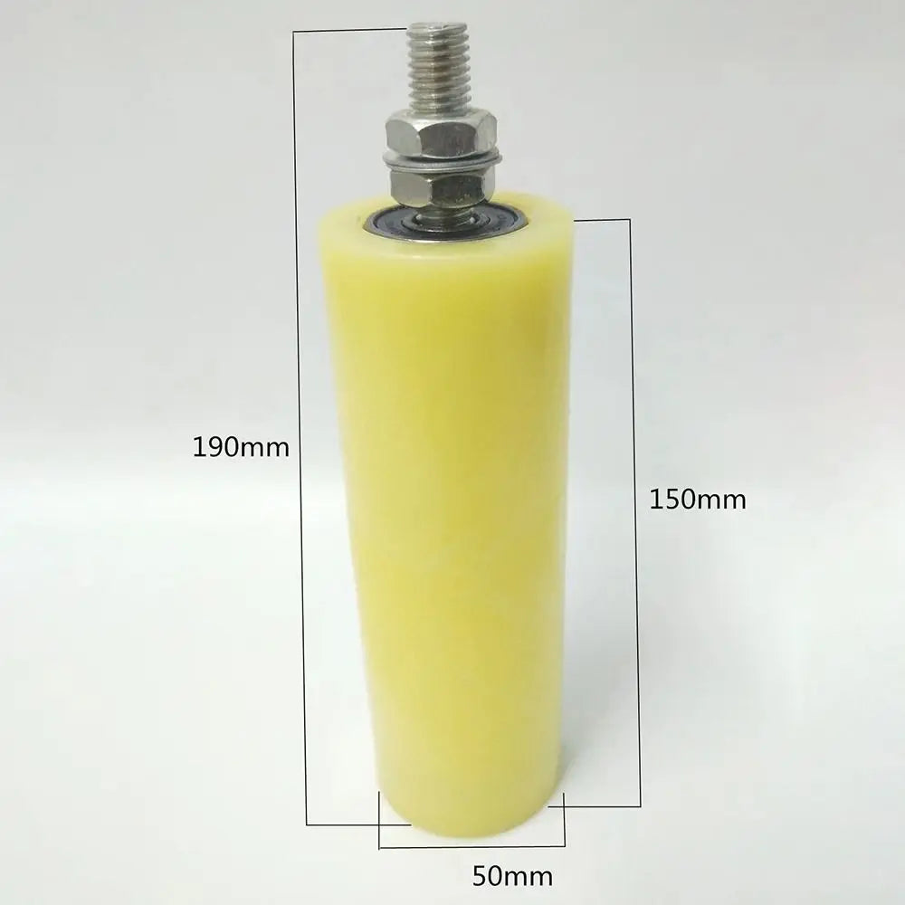 Durable Nylon Slide Gate Guide Roller Plastic Double Bearing Gate Assembly Support Thickened Bearing Guiding Wheels Sliding Gate Quake 9