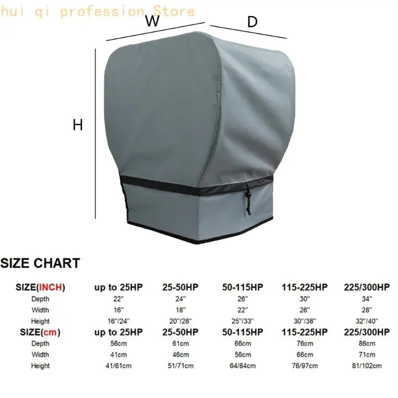 Hood Cover for Motor Storage and Dust Control at Rest H8WE Quake