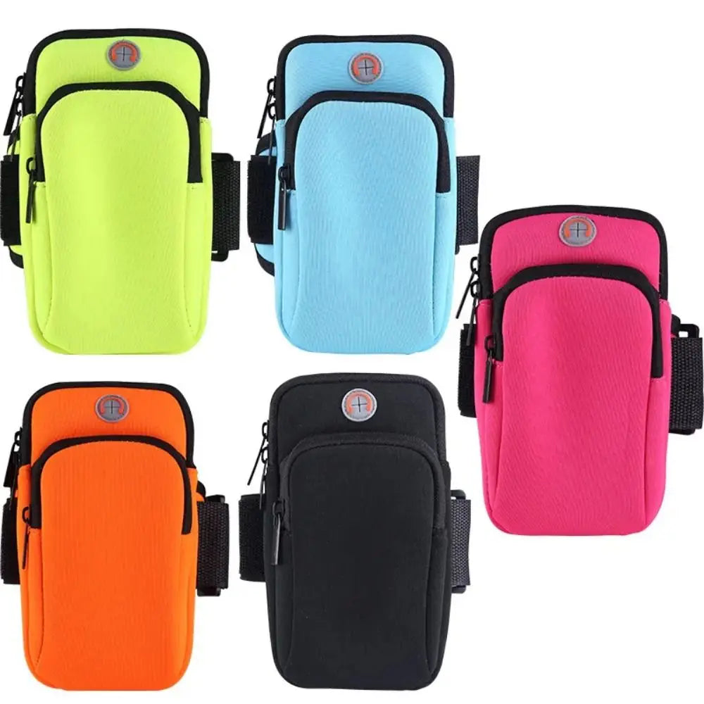 Neoprene Sports Armband Phone Case Breathable Mesh Waterproof With Headset Hole Black Blue Green Running Accessories Universal Quake