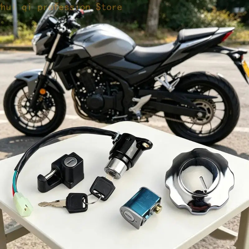 Motorcycle Lock Service 4 Wire Starter Unit Quick Fixing for Ltaly FT125 H8WE Quake