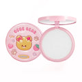 Matte Oil-Control Leather Cute Pressed Powder Lightweight Pore-Blurring Setting Makeup Long-Lasting Valentine's Day Gift Quake 1pc