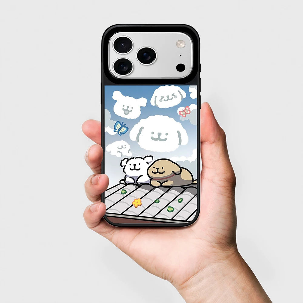 6090179 Mirror Surface Magnetic Phone Case Cover for IPhone 13 14 15 16 17 18 Pro Max Case Quake