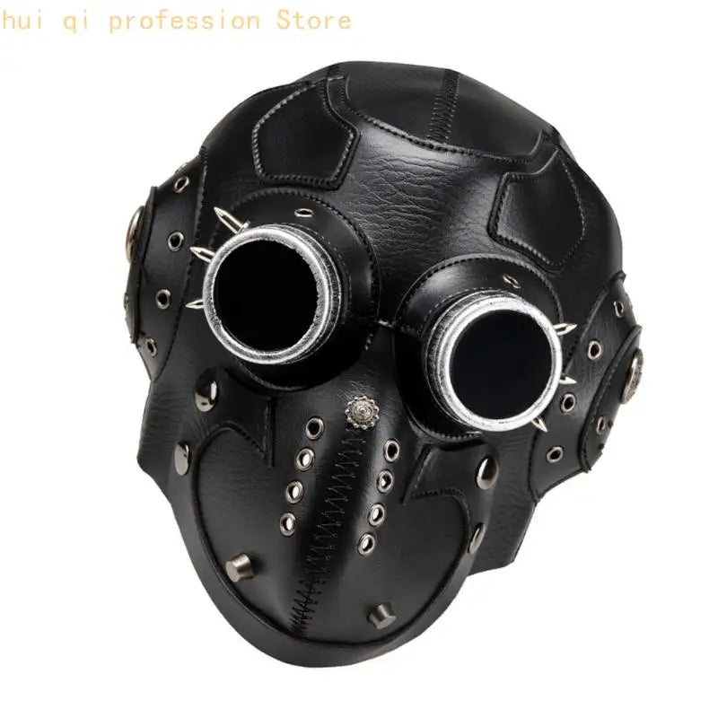 Steampunk Design Gothic Face Mask With Adjustable Straps For Halloween Costume Motorcycle Riders Protective Gear H8WE Quake