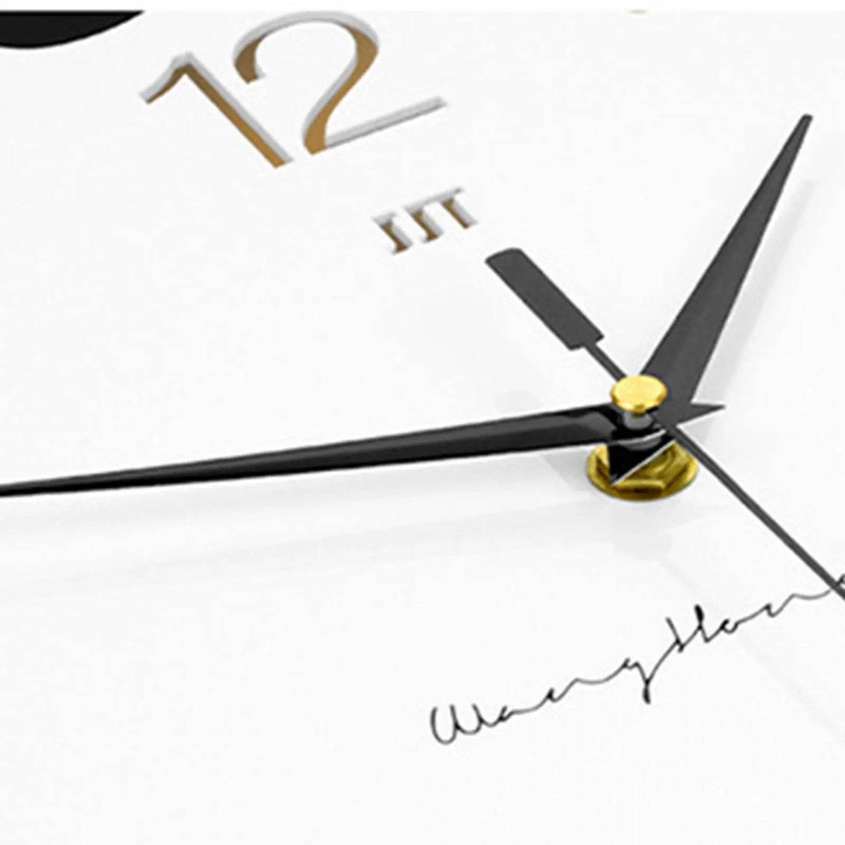Corner Wall Clock Cute Panda Silent Stylish Decorative Clock Wall Art for Living Room Decoration Office Farmhouse Bathroom Home Quake