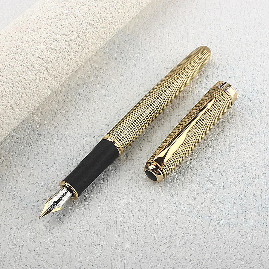 Jinhao 92 Black Forest Luxury Pen with Titanium Nib High Quality Smooth Writing Ink Pen for Office Use Quake 75-1 F 0.5MM