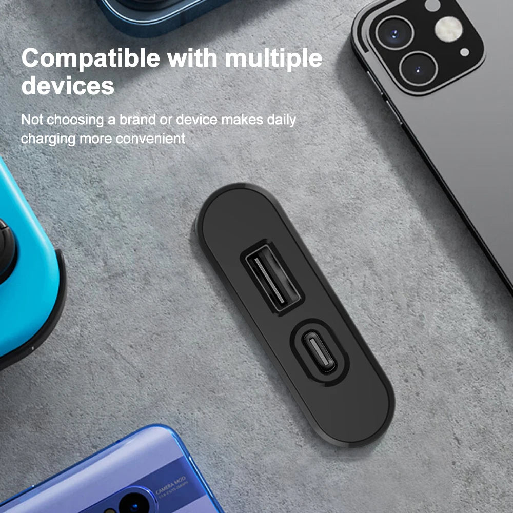 1/2pcs Embedded Desktop Socket USB TYPE-C Charger Furniture Sofa Socket Multifunctional Concealed Fast Charging Cable Connector Quake
