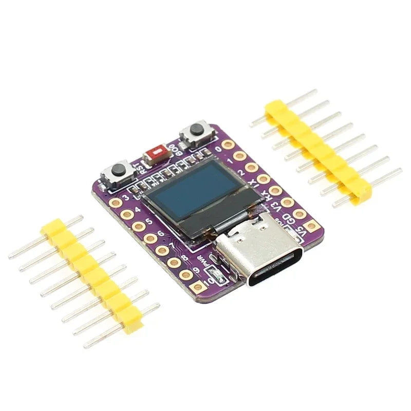ESP32-C3 OLED- development board with- 0.42 inch OLED module ceramic antenna ESP32 supermini development board wifi Bluetooth Quake