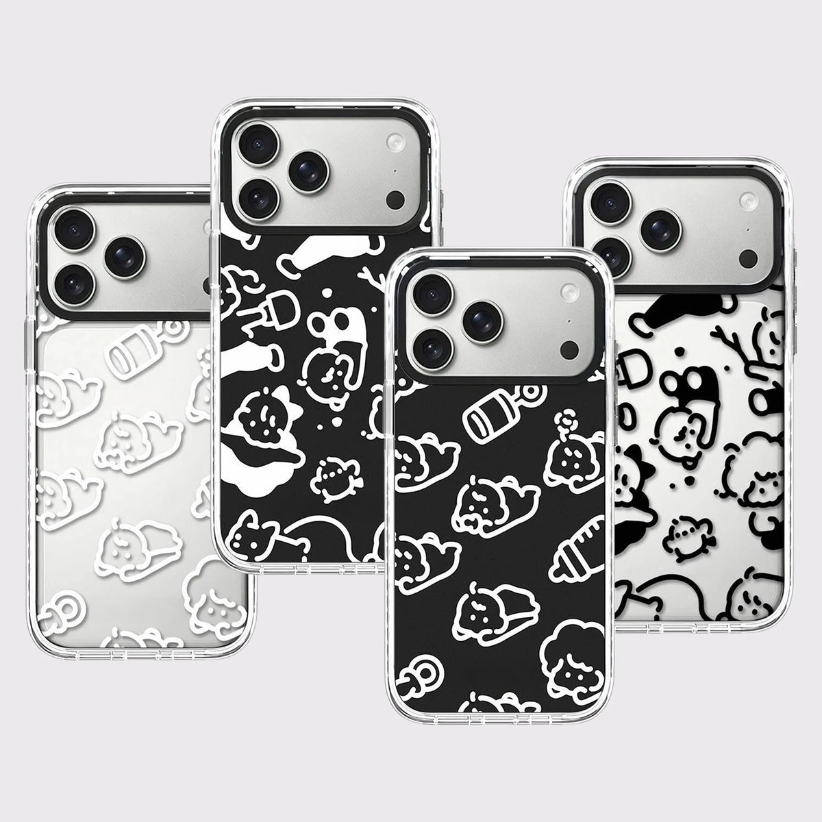 6090674 White Border Magnetic Phone Case Cover for IPhone 13 14 15 16 17 18 Pro Max Case Quake