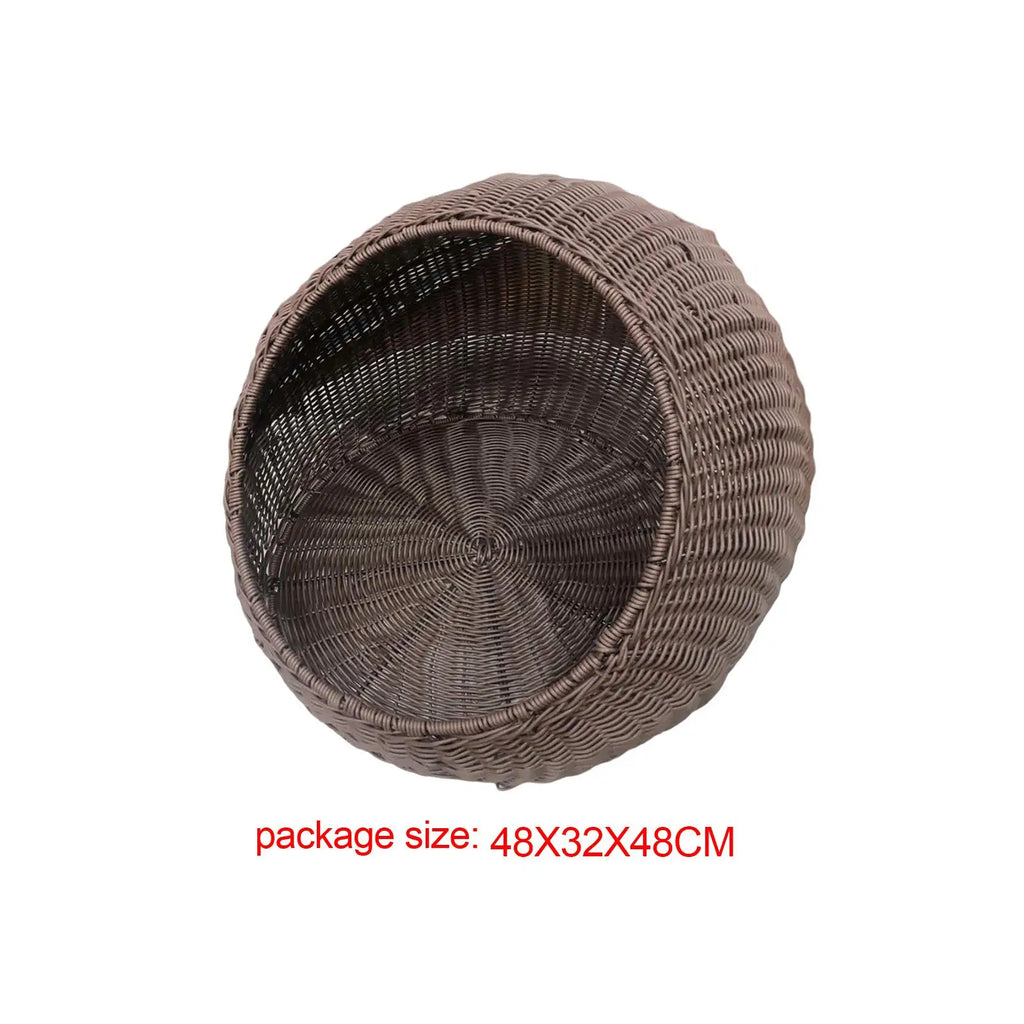 Cat Bed Basket Kitten Cave Sleeping Cat Hideaway Hut Kennel Cat Basket Pet Sleeping Bed for Pomeranian Puppy Cats Poodle Quake