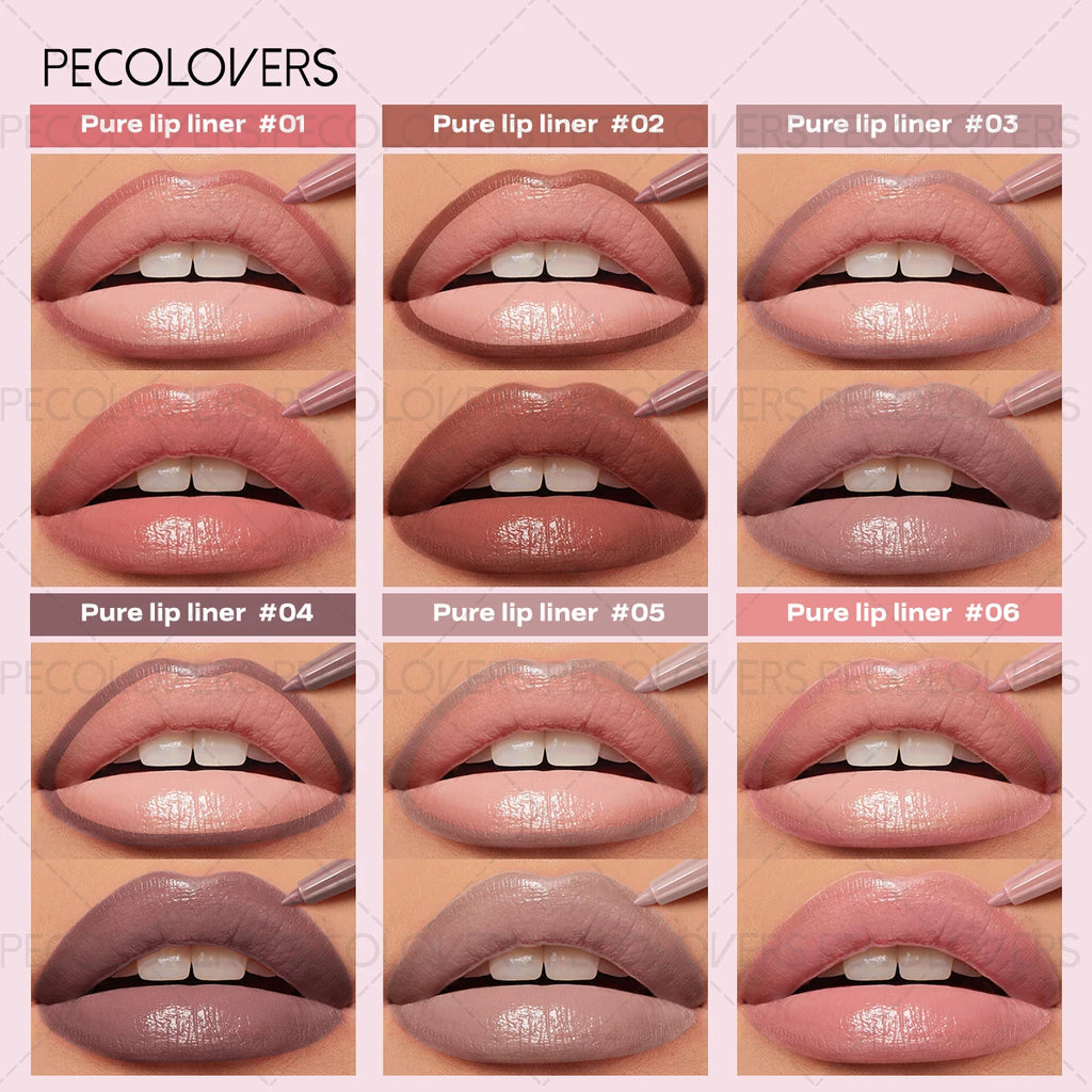 1 Pcs Matte Lip Liner Pen, Used As Lip Liner and Lipstick, Oblique Mouth Design Suitable for All Lip Types, Perfect Gifts Quake