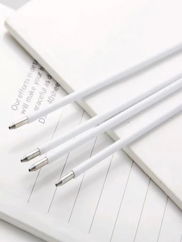 Transforming pen decompression automatic fun stationery squid strange press type ballpoint pen neutral pen Quake Black refill 10pcs