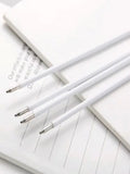 Transforming pen decompression automatic fun stationery squid strange press type ballpoint pen neutral pen Quake Black refill 10pcs
