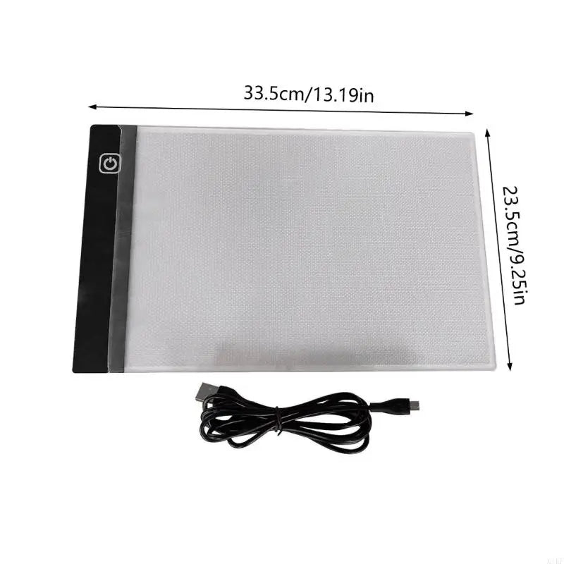 Tracing Light Pad for Drawing and Sketch Transfer, Stepless Dimming Copy Board with Side Touch Control, Panel K1KF Quake