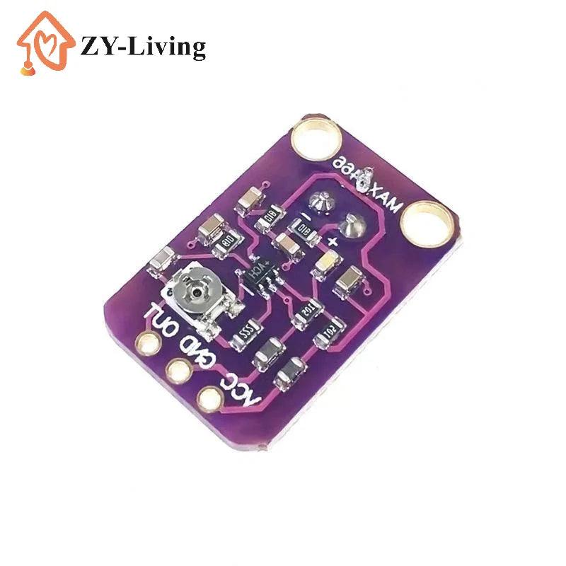 MAX4466 Microphone AGC Amplifier Board Sound Sensor Module Auto Gain Control Attack For GY-MAX4466 PCB Board Diy Kit Quake