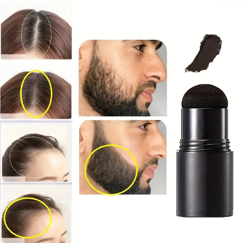 Instant Hairline Powder Fast Covering Hair Root Concealer Eyebrow and Beard Lines, and Long-lasting Wind and Sweat Resistant Quake