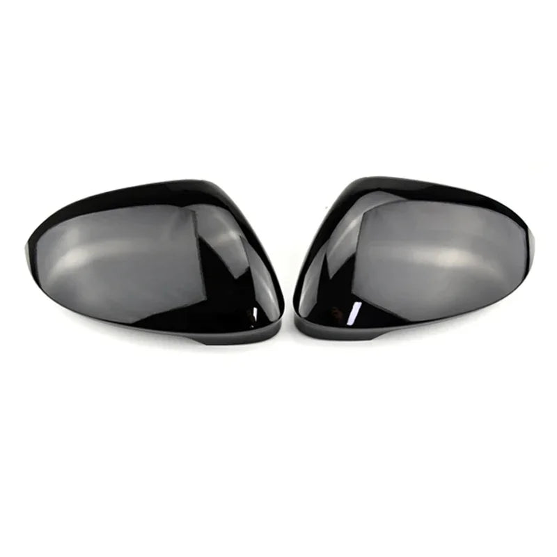 For Volkswagen VW Golf 8 MK8 2020-2022 Car Replacement Rearview Side Mirror Cover Wing Cap Exterior Door Case Trim Carbon Style Quake No Hole Black