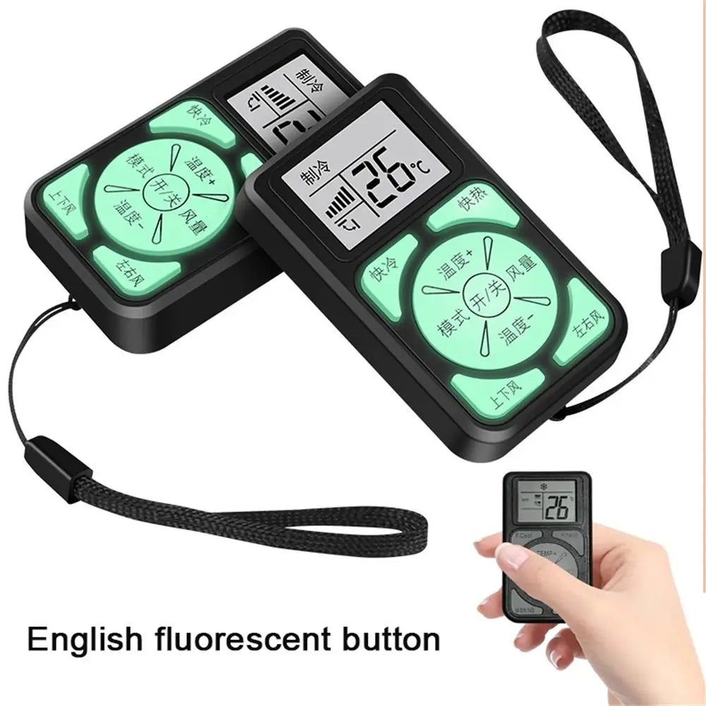 Universal A/C Remote Control Mini With Fluorescent Buttons Air Conditioner Remote Control Remote Control Panel Quake