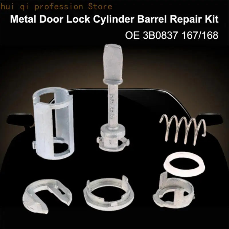 Universal 7 Piece Vehicle Lock Cylinder Replacement For 3B6 Smooth Operation H8WE Quake