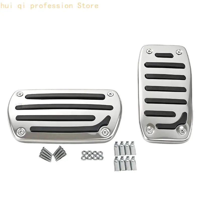 Silver Black Car Foot Covers with Anti-Slip Contact Strips Daily H8WE Quake B. CN