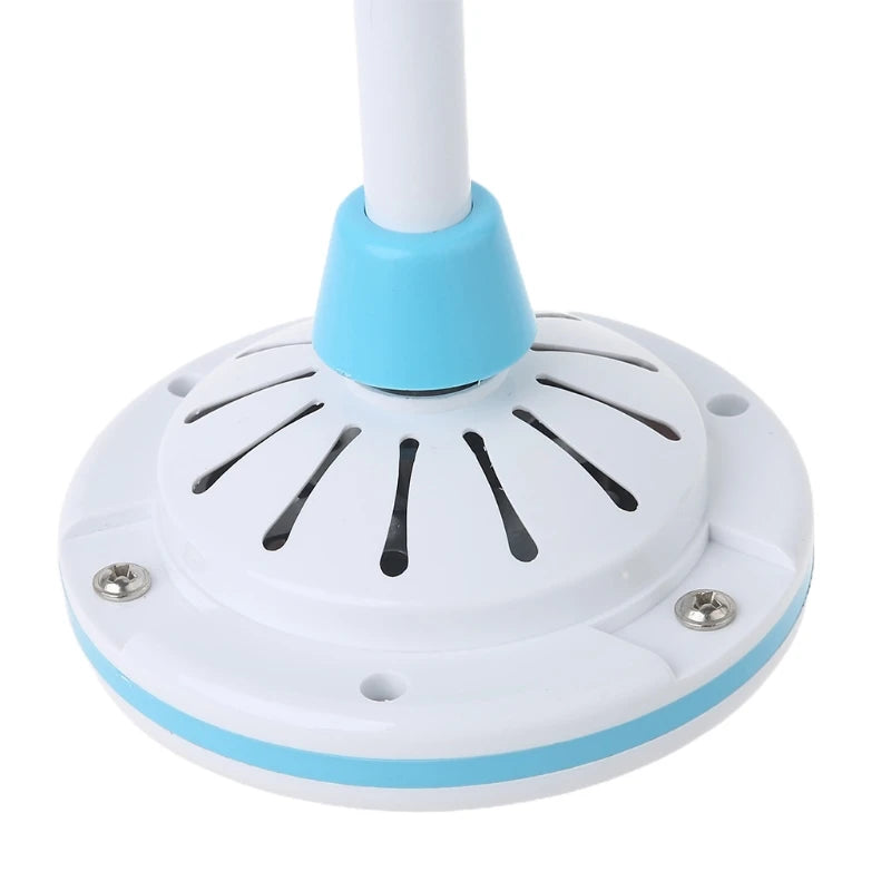 Universal 5W to 30W 15.7” to 47.2” 220V US Plug Silent Ceiling Fan for Dining Room Bedroom Dorm Dormitory K1KF Quake