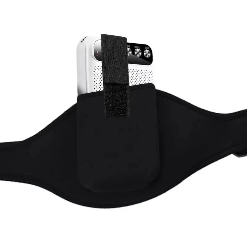 Adjustable Mic Belt with Hands-Free Mic Holder - Secure Waist Carrier Pouch for Fitness Instructors,Public Speakers,Performancer Quake